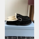 2026 prada Suede mules
