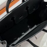 Luxury Hermes Birkin handmade Stiching Handbags Swift Leather 25CM