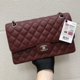 Wholesale CC Perfect Flap Caviar Leather 25cm Handbag