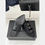 Top Quality YSL EMILIE mules in satin crepe Flat