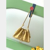 Best CC AS5631 25 Hobo Metallic Grained Calfskin Bag