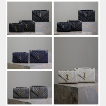 Top Quality Yves Saint Laurent Caviar Envelope Bag
