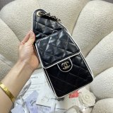 2026 Small CC 25 bag BLACK WHITE AS5293