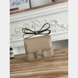 Top quality Hermes handmade Stiching Constance Bag 18CM