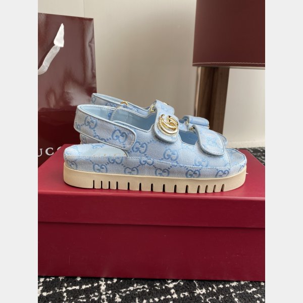 Top Quality Gucci Women's Sandal With Double G