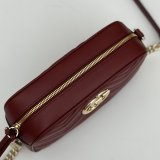 Gucci Perfect Knockoff Luxury 447632 GG Marmont Small Matelassé Shoulder Red Bag