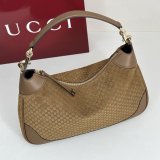 Gucci B medium Shoulder GG Suede 855251 High Quality Bag