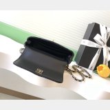 Designer Clutch With Chain AS4244 & AS2215 Washed Denim Bag