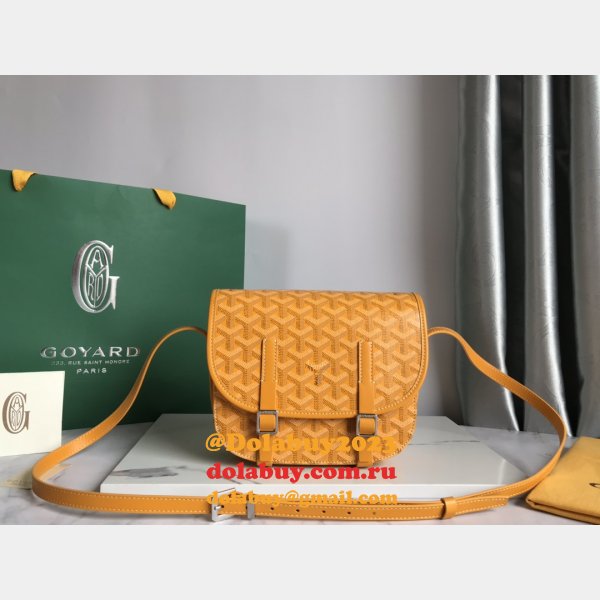 Copy Goyard Chevron Belvedere Duplicate Messenger GY020098 Fake Bag