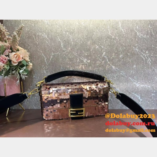 whloesale Fendi Sequin Baguette Bag
