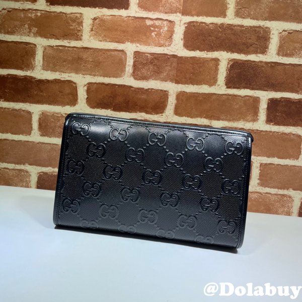 Gucci Replica Black GG embossed mini 625568 bag