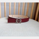 Top Loewe Reversible Anagram Belt 2.8CM