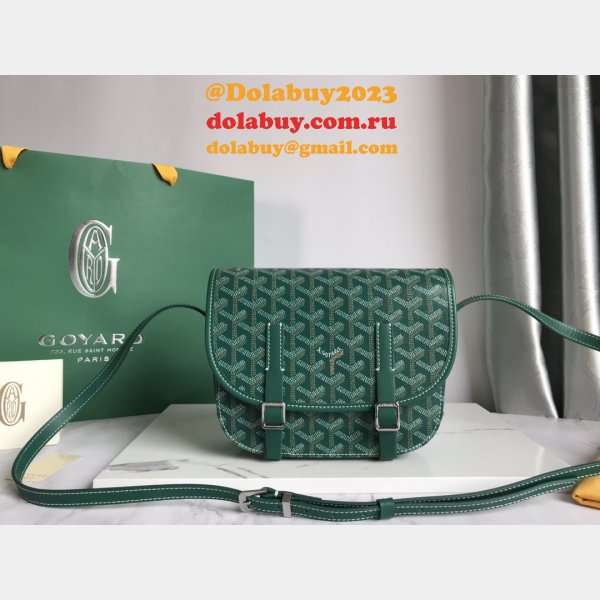 Copy Goyard Chevron Belvedere Duplicate Messenger GY020098 Fake Bag