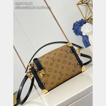 Louis Vuitton Side Trunk MM M27101 Monogram Canvas Women Bag
