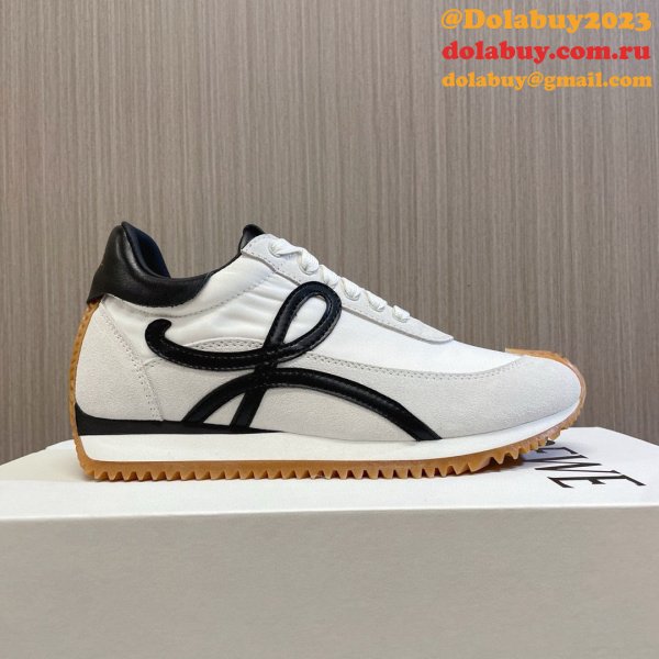 Top Quality Runner In Nylon And Suede Shoes