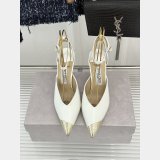 Jimmy Choo Faiz 100 Leather Pumps