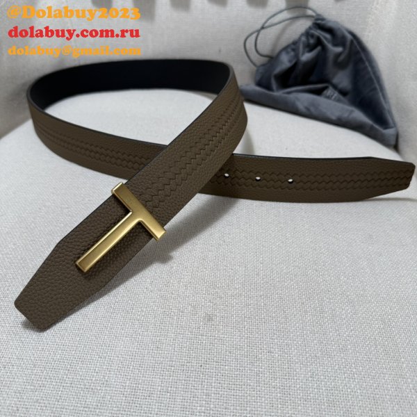 Tom Ford Reversible T Buckle Belt