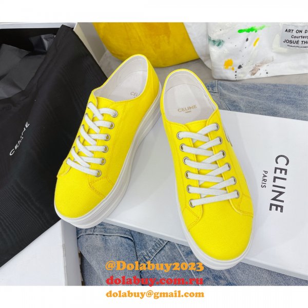 Buy 2022 Replica Celine Platform Canvas Shoes Online