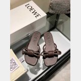 Top Loewe Flamenco Knot Flat Sandals