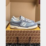 Fendi Match Suede Sneakers