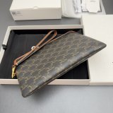 Celine TRIOMPHE Print Clutch