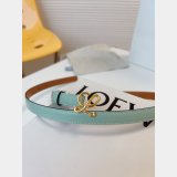 Wholesale Loewe Women Belt 1:1 Mirror Smooth 1.5cm Width