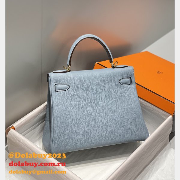 Buy Designer Replica Hermes Kelly 25/28CM Togo Bags Online