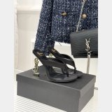 Saint Lauren OPYUM mules in satin crepe