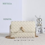 Bottega Veneta Andiamo Intrecciato Wallet on a Chain 844107