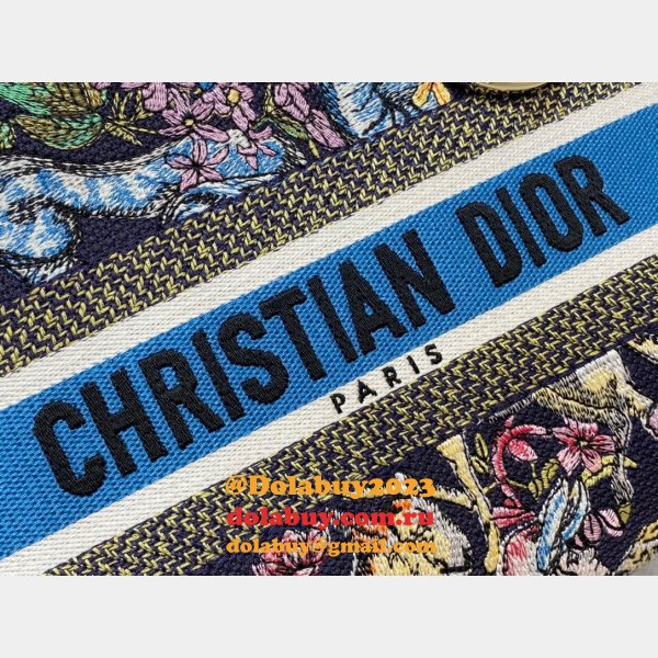 Christian Dior AAA+ Replica Canvas Lady 24CM Tote Bag