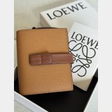 Loewe Compact zip wallet in soft grained calfskin