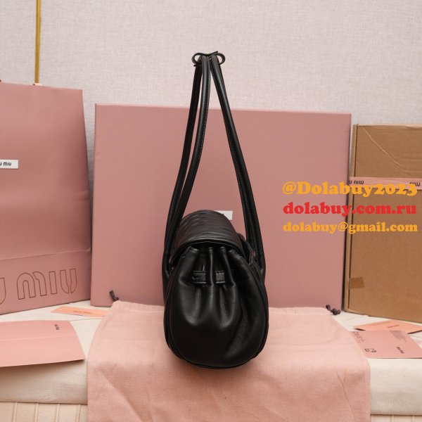 Miu Miu Matelasse Nappa Leather Shoulder Bag 5BD265