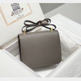Luxury Hermes handmade Stiching Constance Bag 23cm