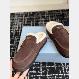 2026 prada Suede mules