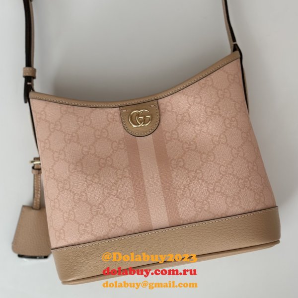 Ophidia Gucci Knockoff Half Moon 781402 GG Small Shoulder Bag