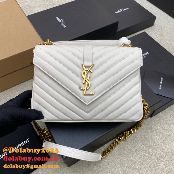YSL 392737 Envelope Bag in Matelasse Leather