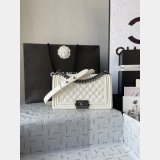 Top Replica CC Le Boy Flap Bag caviar leather 25CM