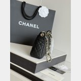 Luxury AS4704 Caviar Quilted Purse Clutch Bag