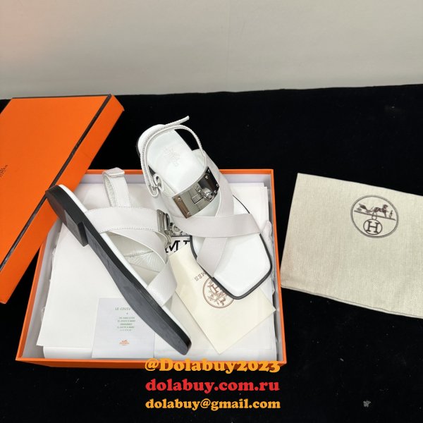 Best Luxury Hermes Ines Sandal