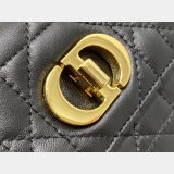 Top Quality 9277 Christian Dior 1:1 Mirror Knockoff Caro Black Bag