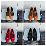 prada Suede ballerinas
