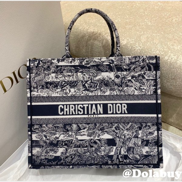 High Quality Dior Book Tote Replica CD Book Tote Bag