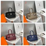 Luxury hermes Human handmade stiching birkin bag 29cm Swift leather