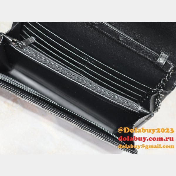 Quality YSL Designer 393953/377828 Caviar Leather Envelope Bag