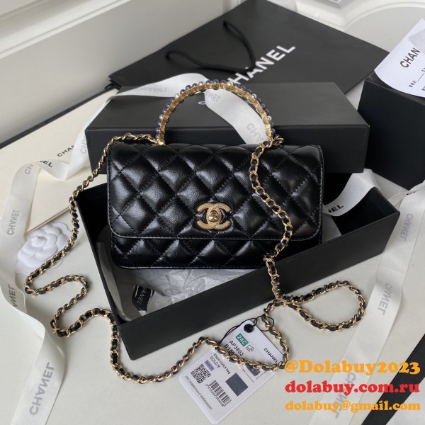 Designer Replicas AP3803 Clutches Shiny Perfect Chain Bag