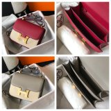 High Quality Hermes handmade Stiching Constance Bag 23cm