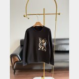 LV SS26 Embroidered Long-Sleeved Sweatshirt