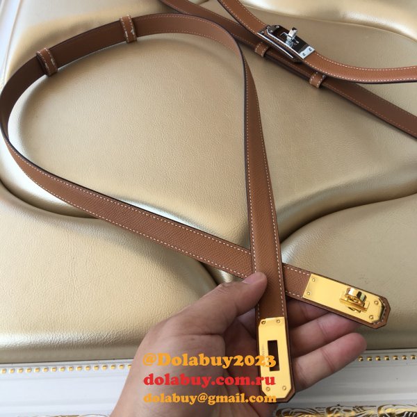 7 Star hottest selling hermes kelly thin belt 17mm