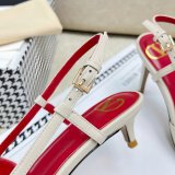 Valentino 1:1 Mirror Slingback Garavani Vlogo Pumps Fake Shoes