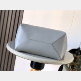 loewe Medium Puzzle Fold tote in shiny calfskin